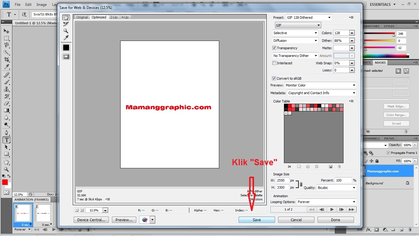 Cara Membuat Tulisan Bergerak Dengan Cs6