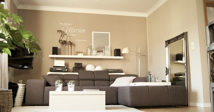 Ideen Deko Wohnzimmer Grun Braun - wohnzimmer wandgestaltung streichen