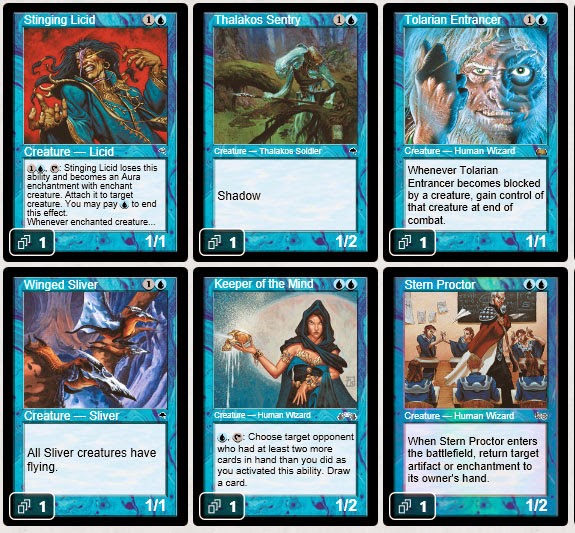 Magic the Gathering Adventures: [Legacy] One and Two-drop Blue Creatures