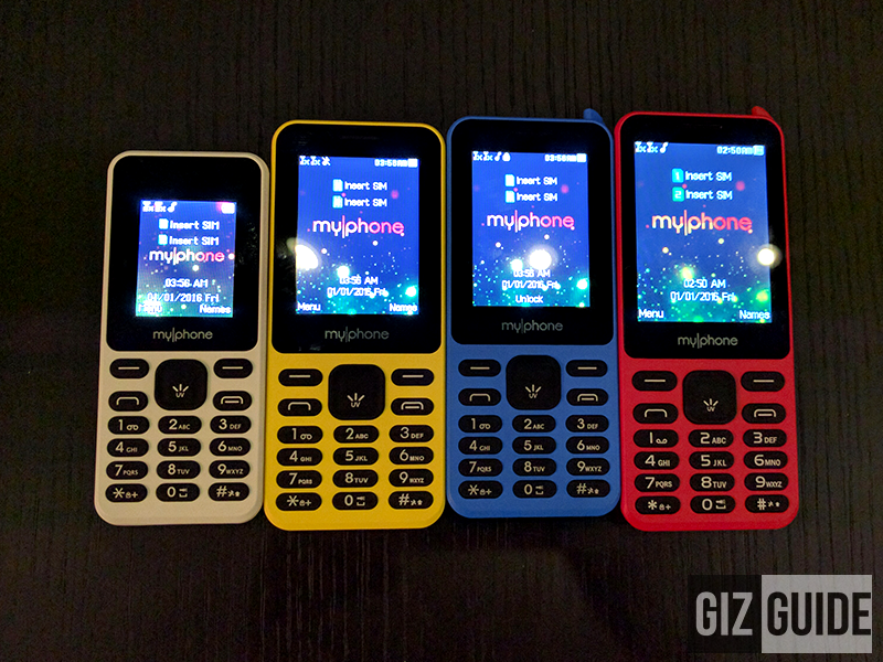 MyPhone 2016 basic phone series