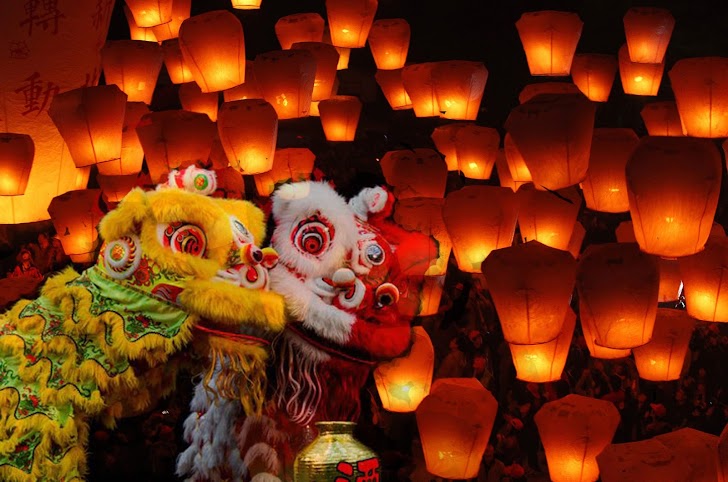 Cara Menggambar Barongsai Imlek - GambarYuk
