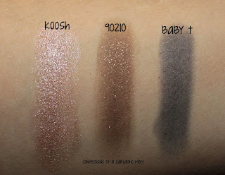 ColourPop Forever Freshman Super Shock Shadows swatches and review