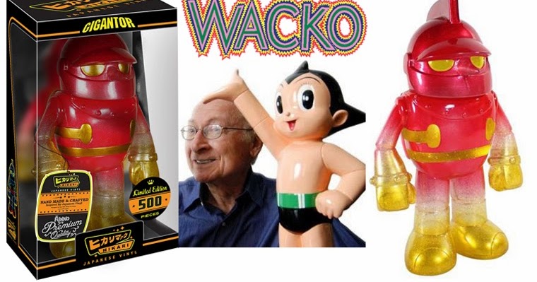 The Blot Says: âGlitter Redâ Gigantor Hikari Vinyl Figure Release Party & Signing with Fred Ladd!