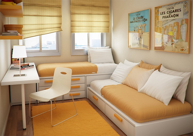 Decoração para quem divide o quarto