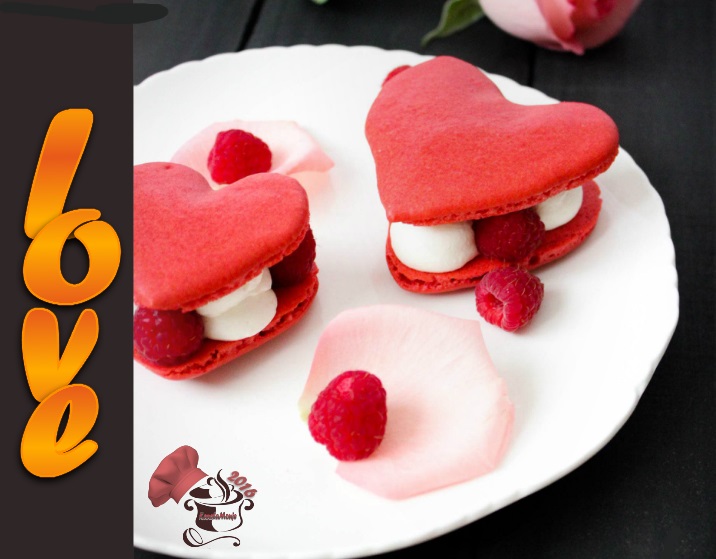Macarons de San Valentin