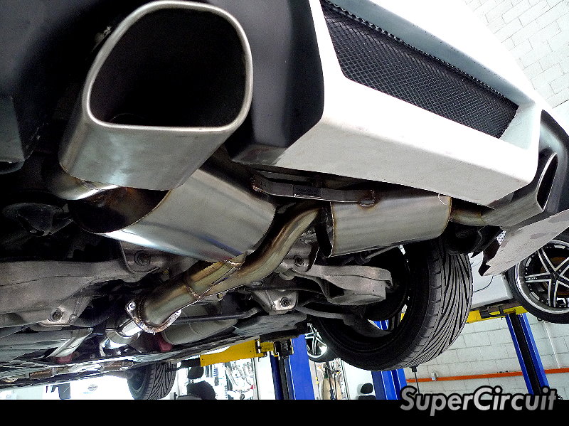 SUPERCIRCUIT Exhaust Pro Shop: Nissan Fairlady 350Z custom made rear