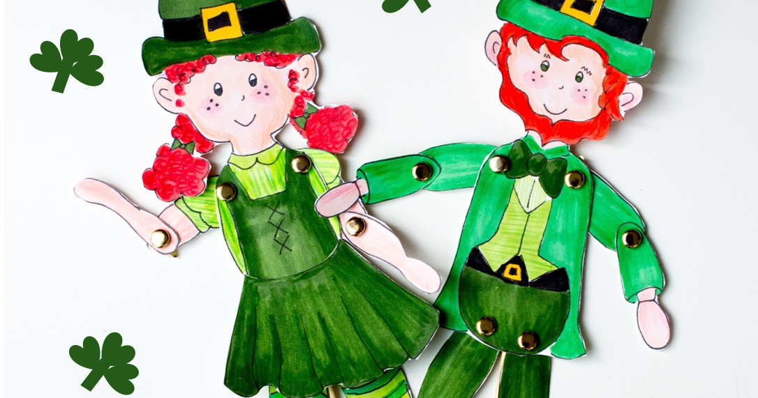 Snugglebug University: Make Your Own Leprechaun Puppets--Free Printable!