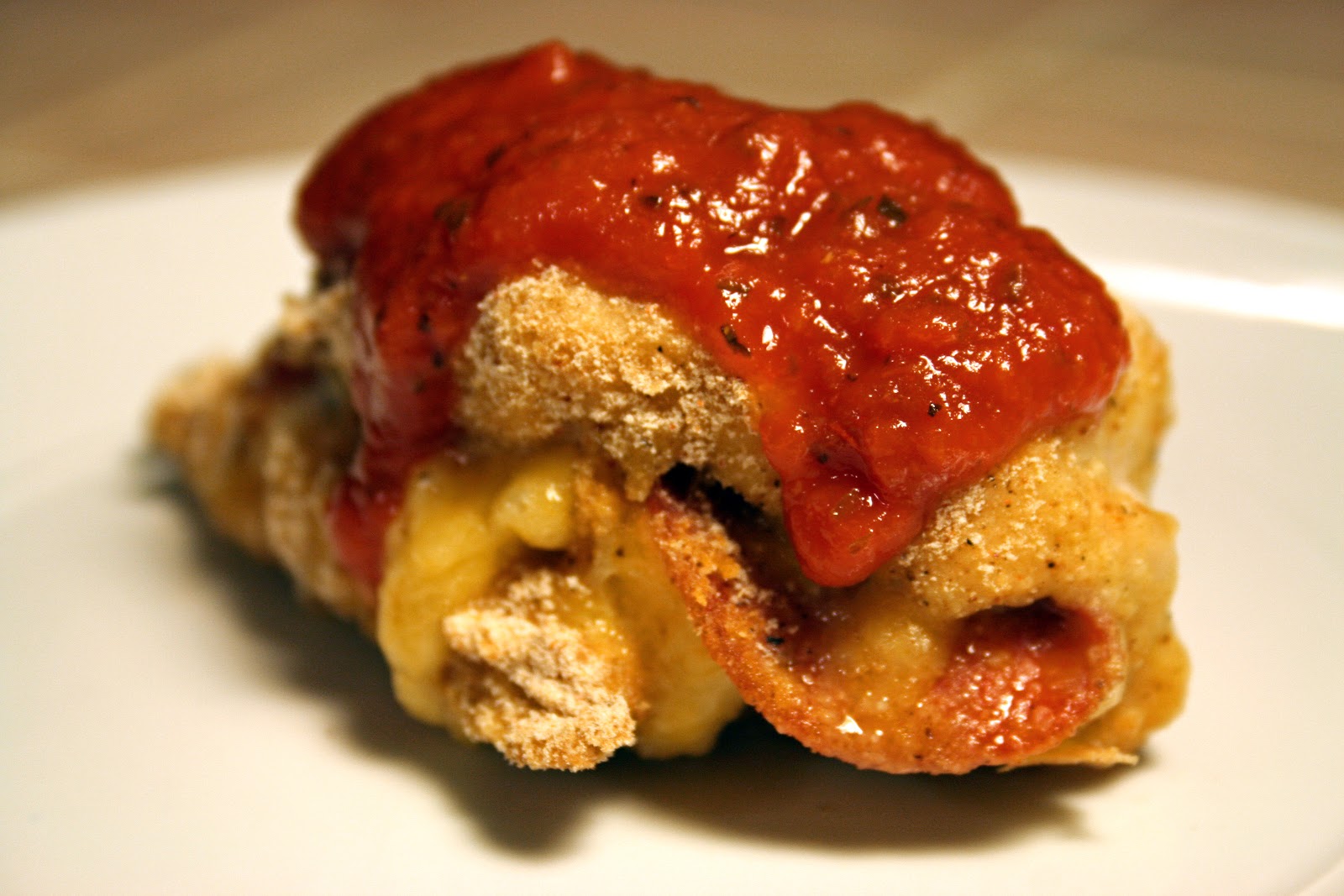 Lazy Gluten Free Pepperoni Stuffed Chicken