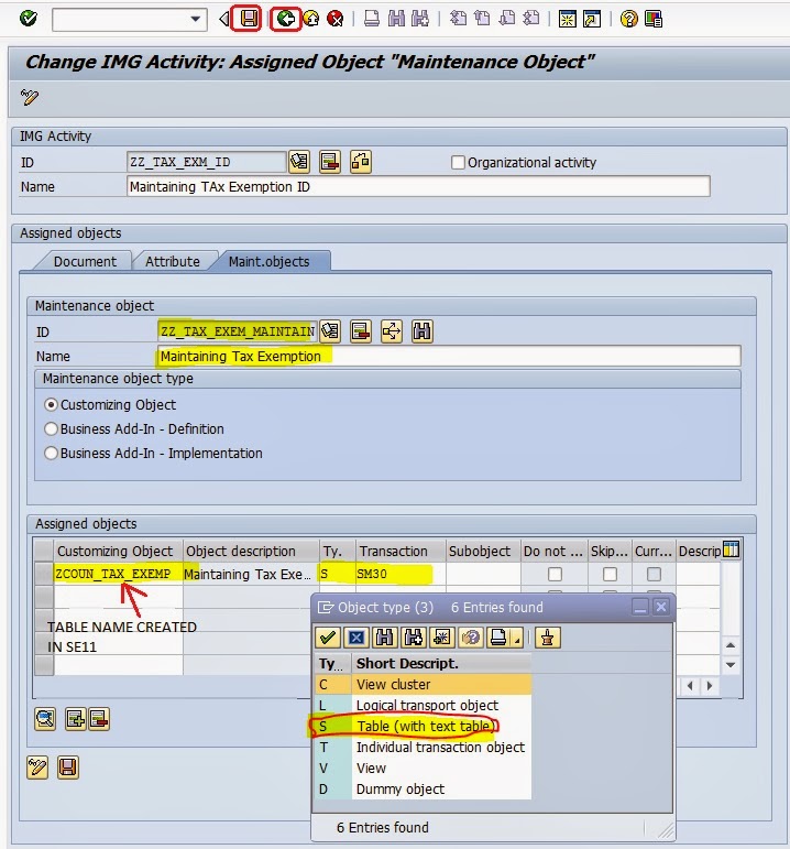 Creating Node in SPRO for Customizing Table - Sap 4 All