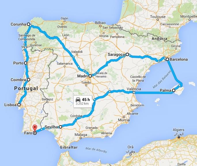Roteiro Espanha Portugal: roadtrip pelos dois países