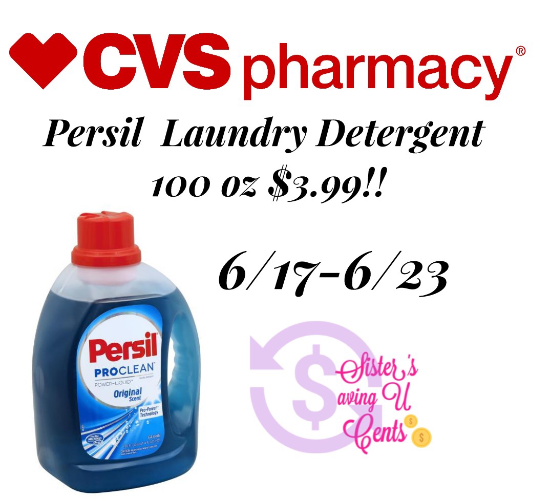 3.99 Persil Laundry Detergent!!