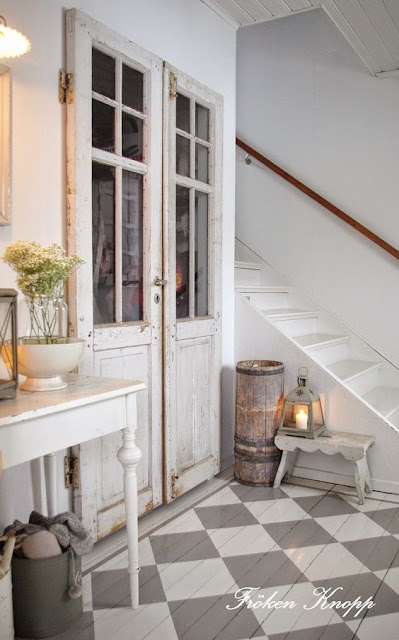 Swedish style interior design in country house - found on Hello Lovely Studio