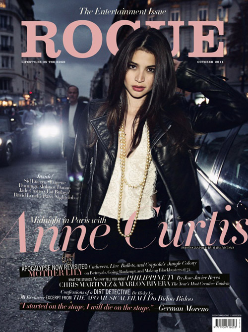 500px x 670px - FIRST HERE! Rogue Magazine's 3 cover versions of Anne Curtis in Paris!