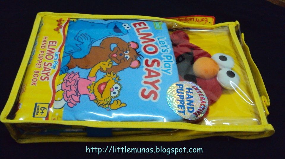 Little Muna's Playhouse Fun Elmo Puppet Book