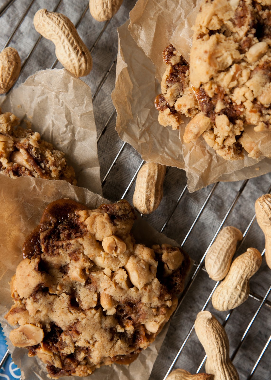 Trollenland: Erdnuss-Karamell-Cookies