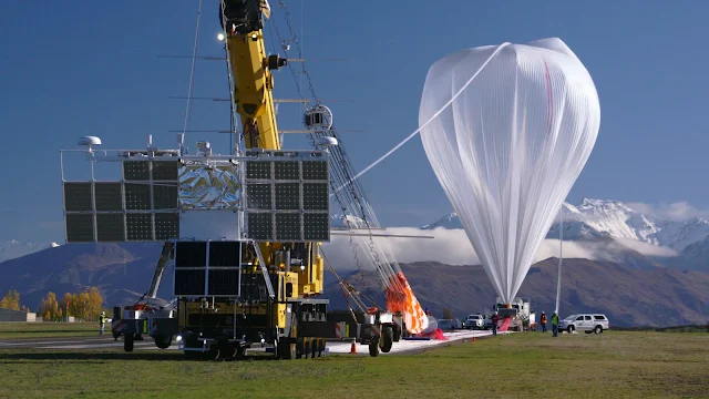 Super balões são soltos na atmosfera a anos para a Nasa