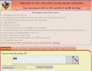 Convert Online PDF converter Word to PDF