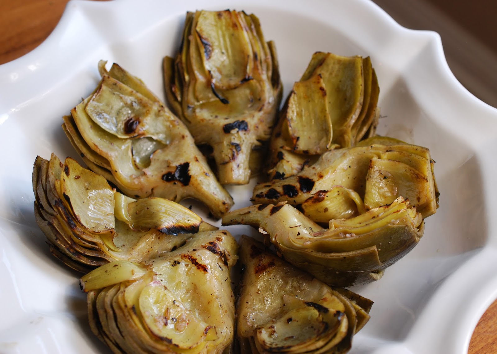 Cooking with Larue Marinated Grilled Artichokes