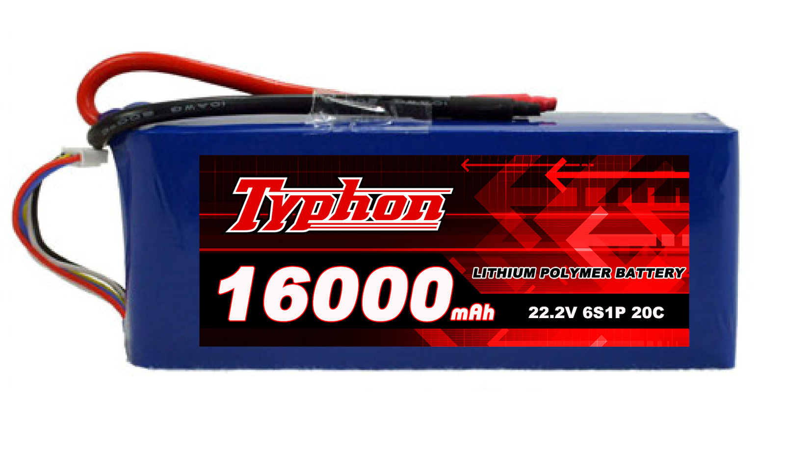 Typhon Power LiPo Batteries 16000mAh 22.2V 20C for UAV applications