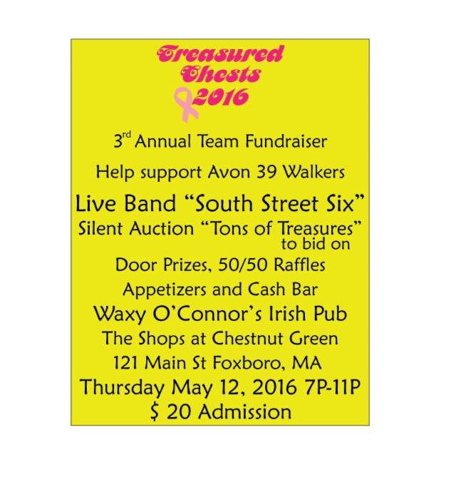 Franklin Matters 3rd Annual Fundraiser The Treasured Chests Avon