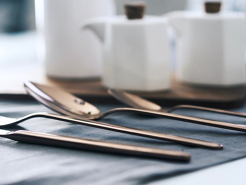 copper cutlery 