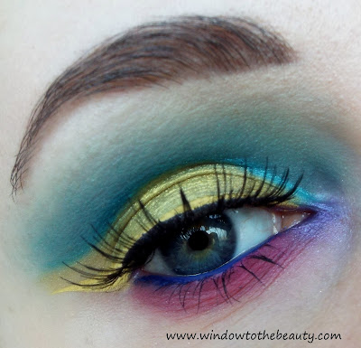 colourful makeup