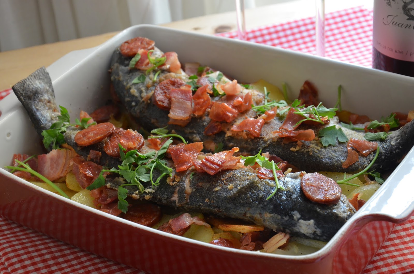 La marinera a receta Trucha