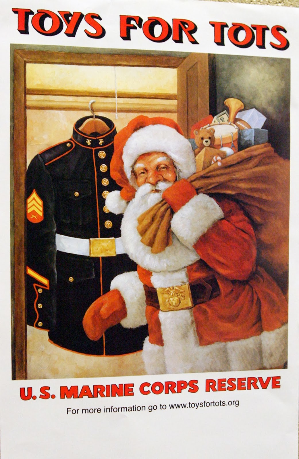 Mark Kodiak Ukena Great Lakes Marines Toys for Tots Collection