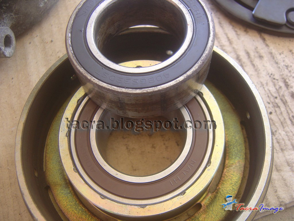 tacra's diy garage AC Clutch Compressor Bearing