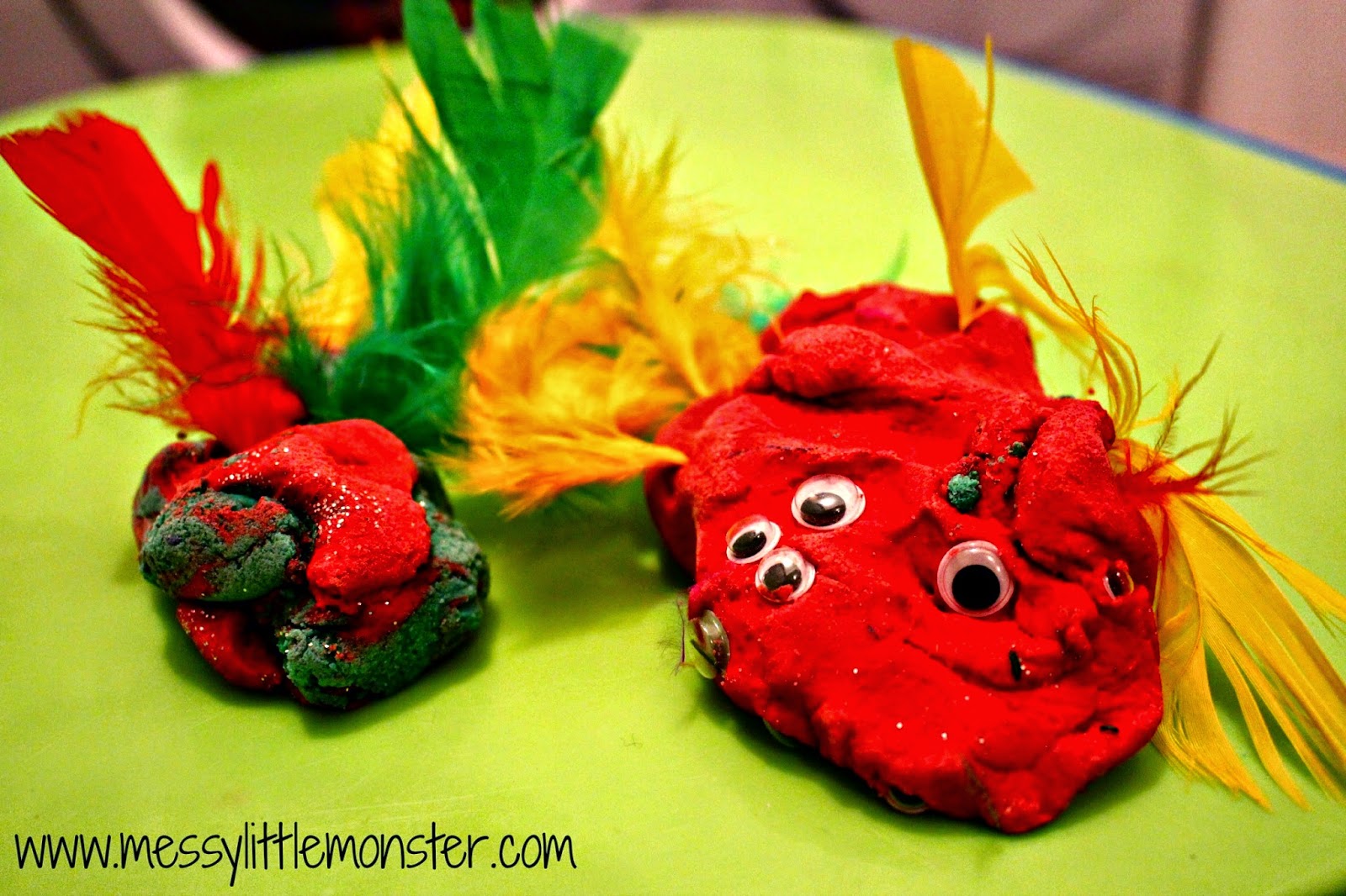 Salt Dough Bird Ornaments Messy Little Monster