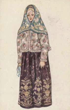 vestido de danza, trajes para danza, vestimenta de rusia