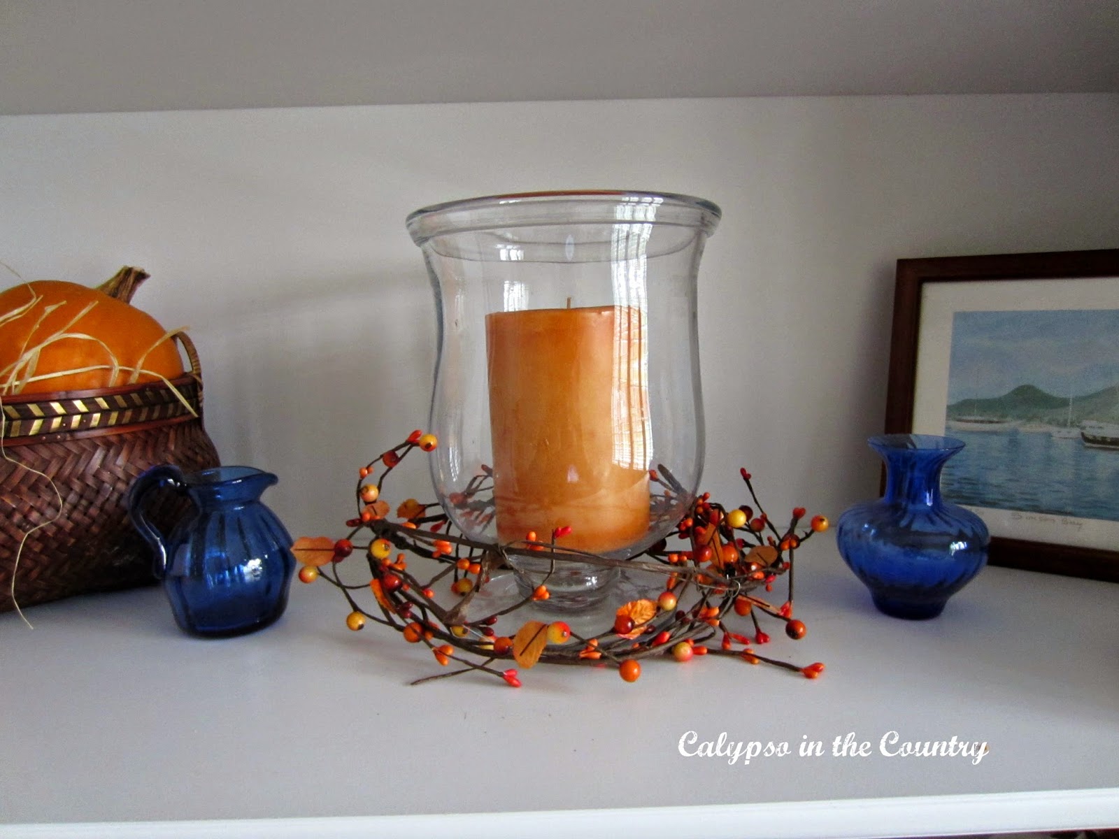 Orange candle for fall Orange candle for fall