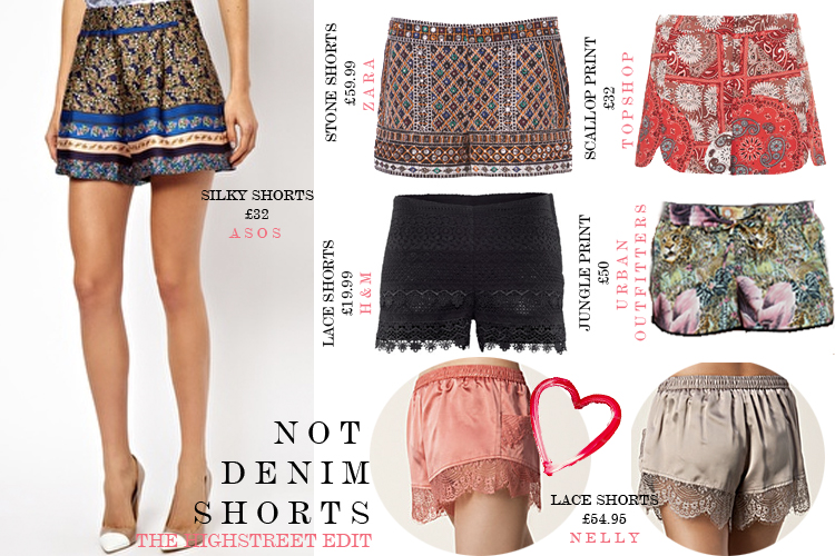 NOT DENIM SHORTS; ON THE HIGHSTREET - Petite Side of Style