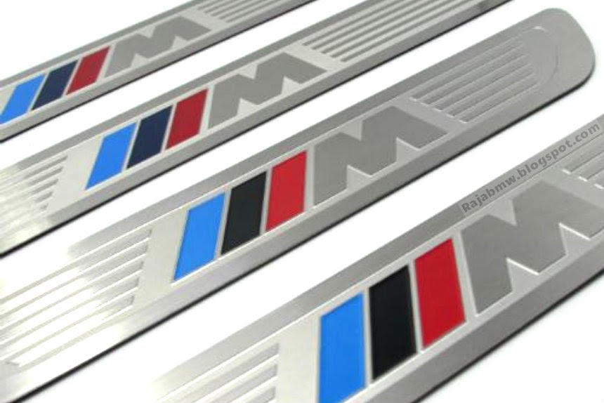 Door Sill Plate ///M BMW E30, E36, E46, E90, X5 E70 Bahan Stainless