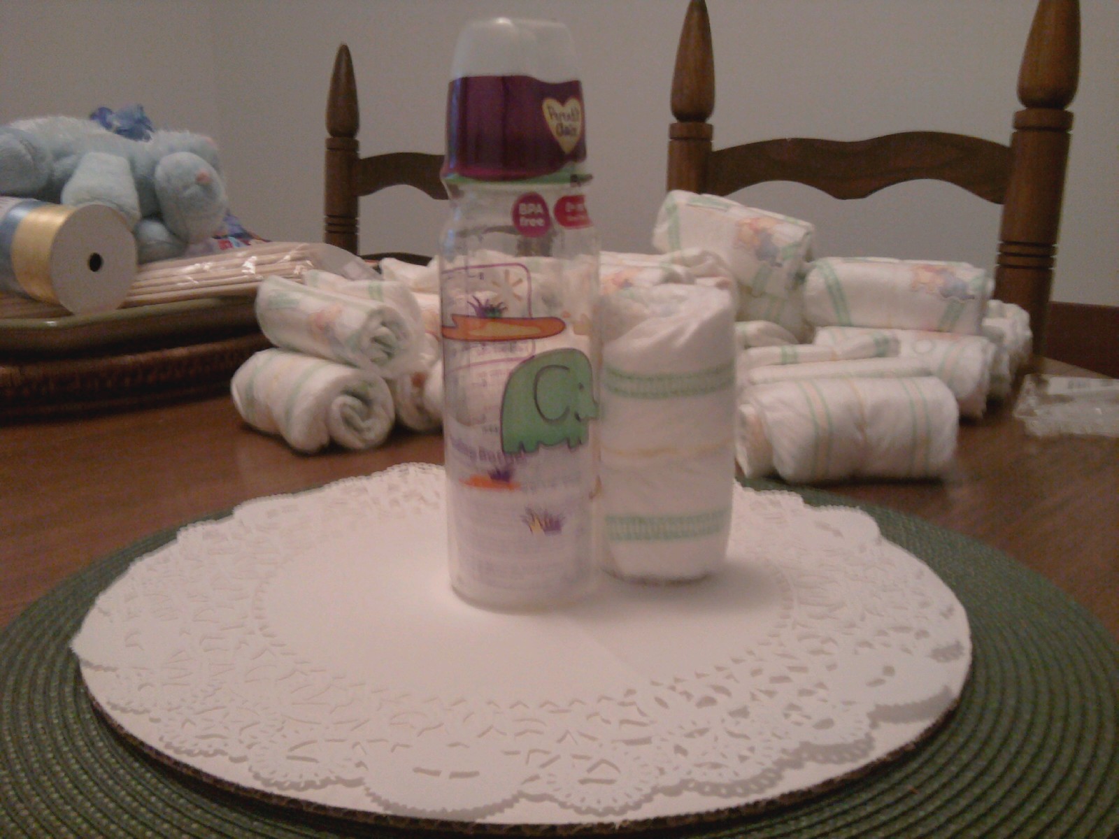 Diaper Cake Tutorial About a Mom