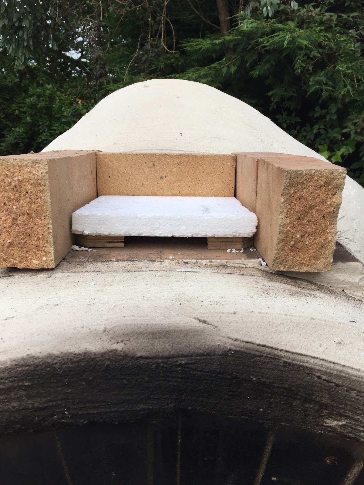 My Pizza Oven in Sunny Aberdeen Fitting a flue