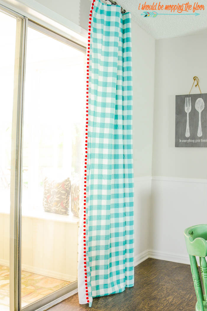 How To Make Pom Pom Drapes I Should Be Mopping The Floor
