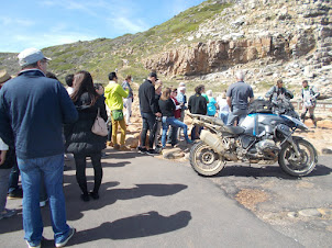 Queue for photographs at "CAPE OF GOOD HOPE".