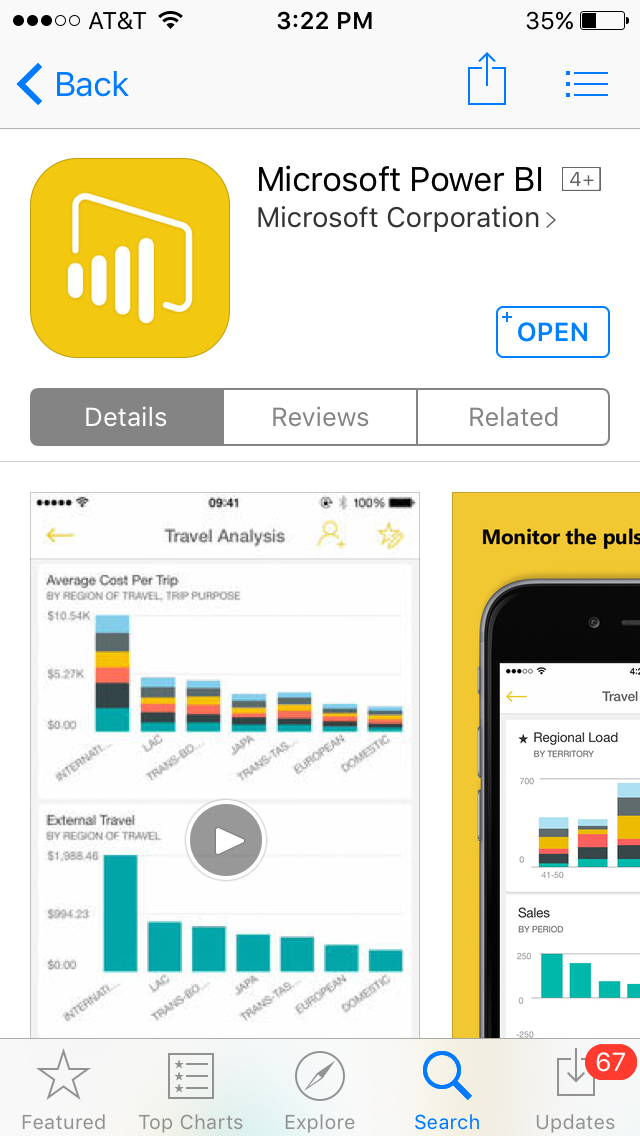 Realized Design Power BI Mobile a hidden gem