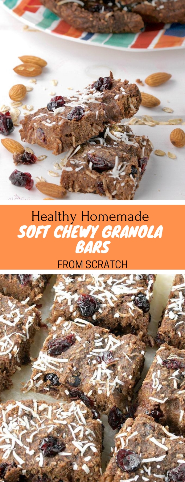 HEALTHY HOMEMADE SOFT CHEWY GRANOLA BARS FROM SCRATCH Yummy Food