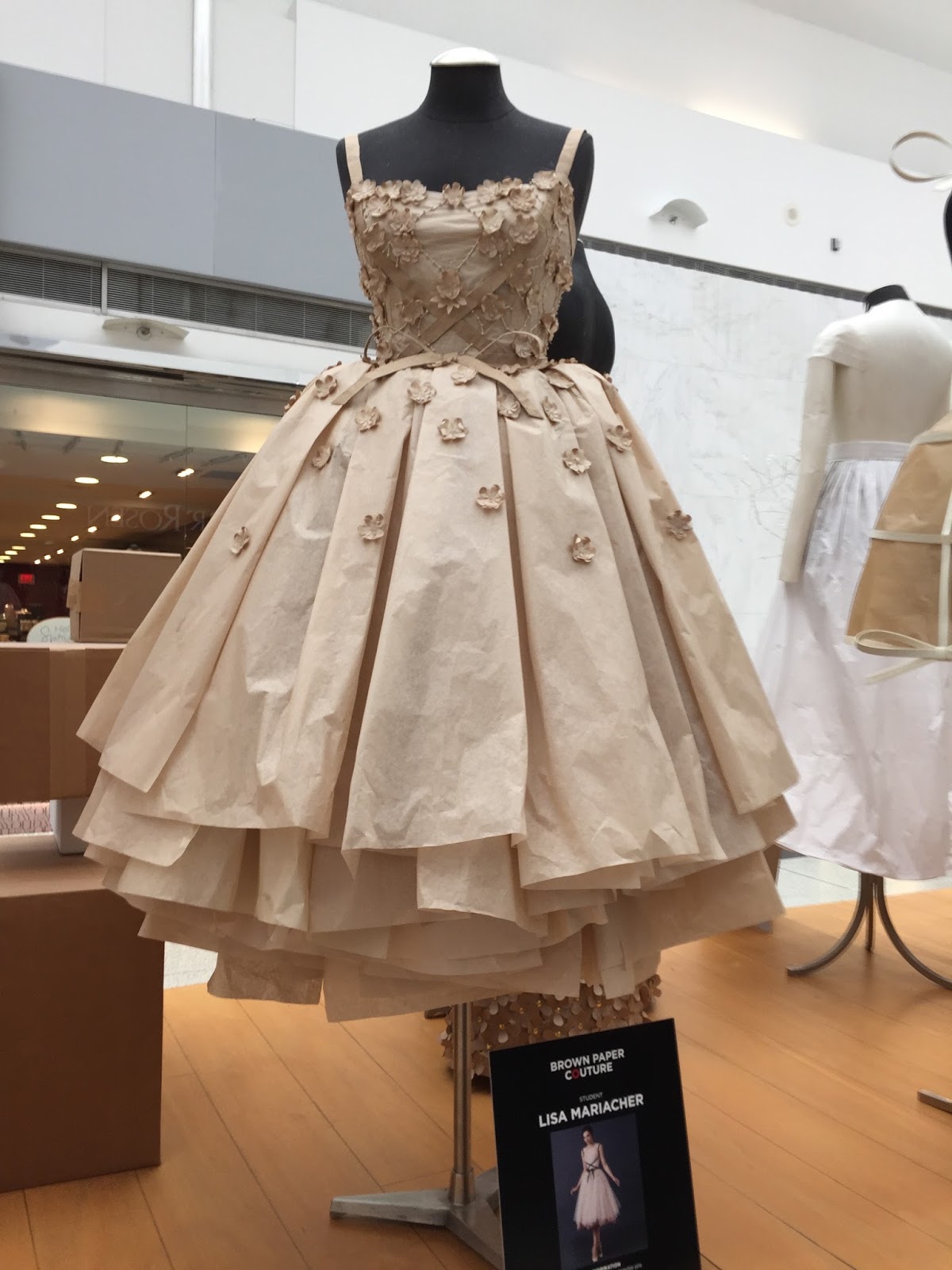 Vintage paper dresses picture