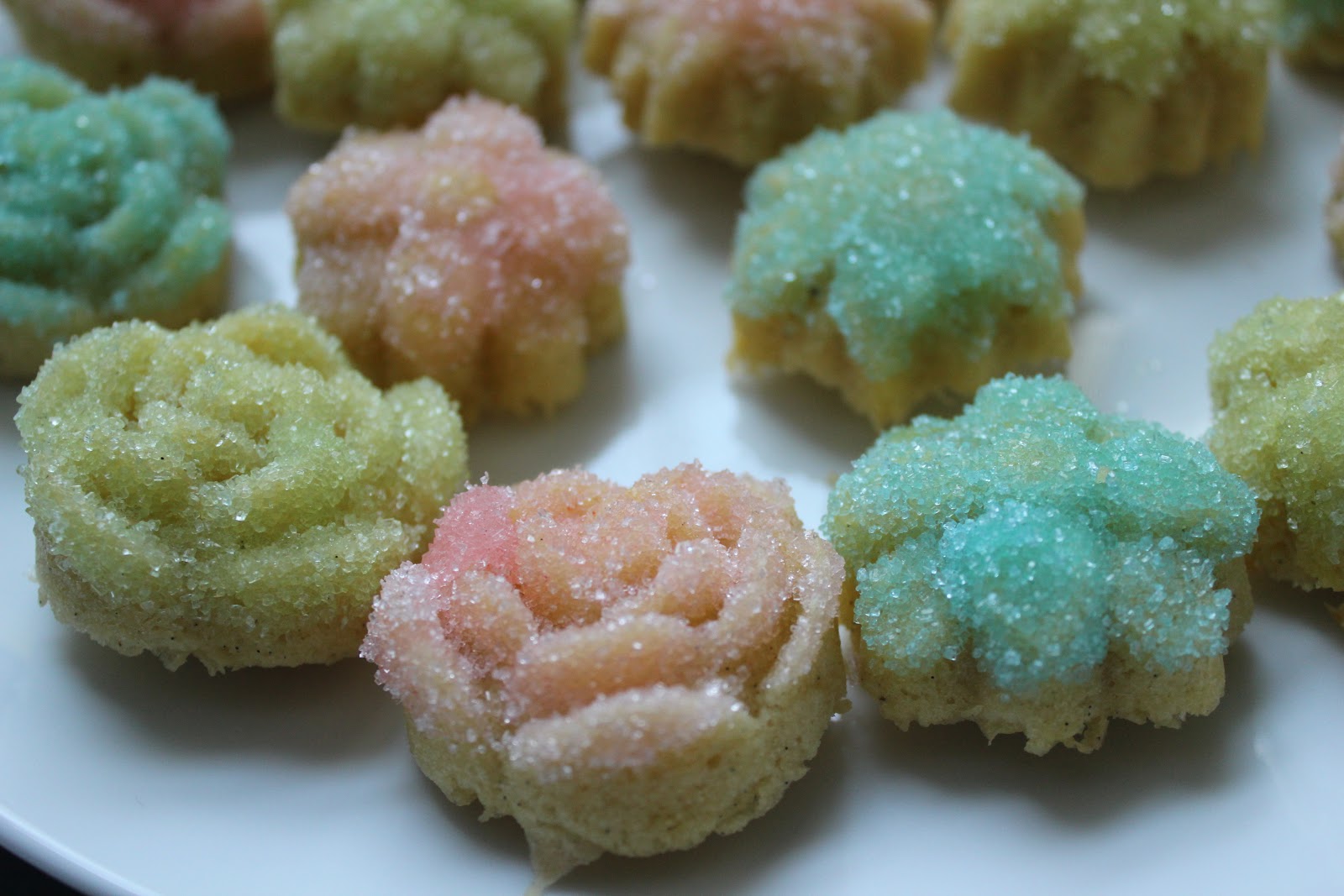 Delicious Dishings Spring Petits Fours