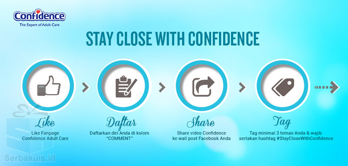 Kuis Share TVC Confidence Berhadiah 3 Voucher Belanja & 10 Bingkisan Kuis Share TVC Confidence Berhadiah 3 Voucher Belanja & 10 Bingkisan