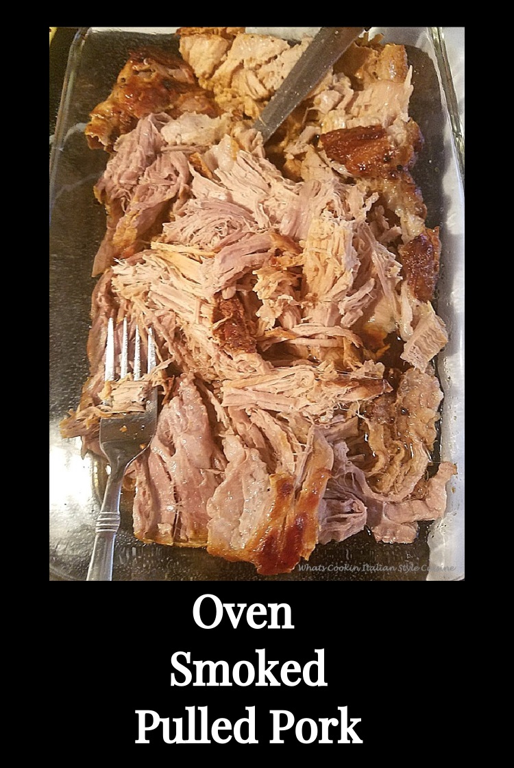 Oven Smoked Pulled Pork