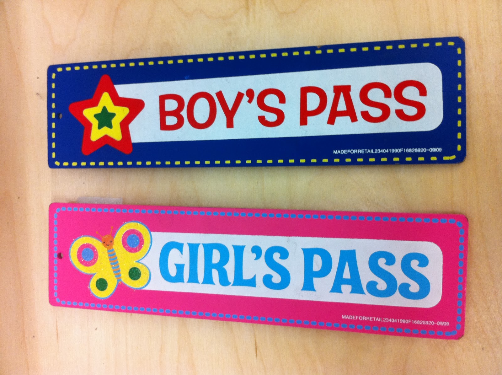 Penny Pinching Teacher Thrify Thursday Bathroom Passes