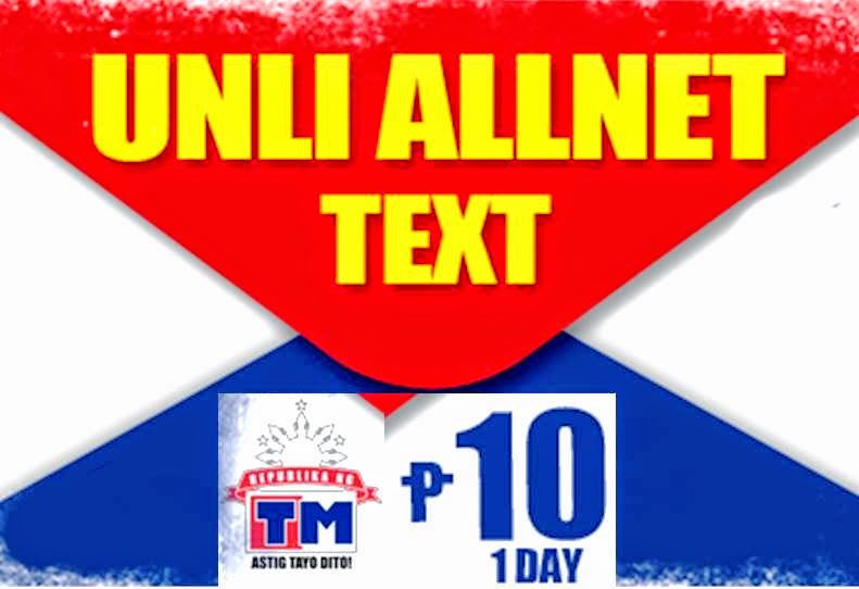 TM Unli Text All Networks P10 - TM Promos