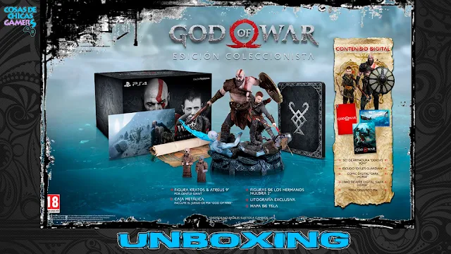Unboxing Edición coleccionista God of War PS4