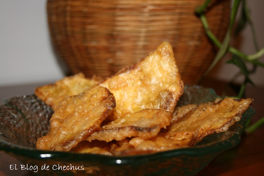 Chips de berenjenas, el blog de chechus
