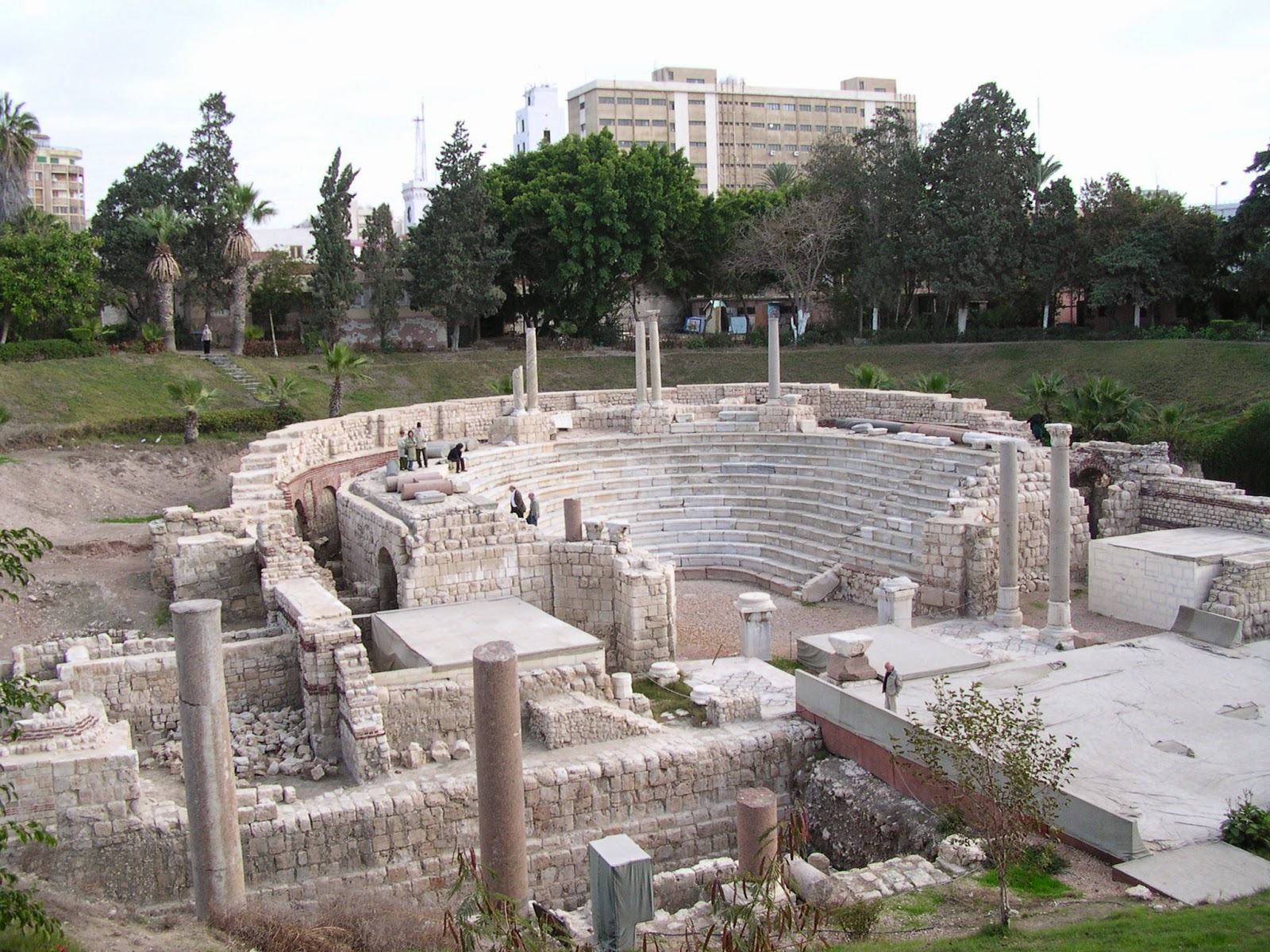 La lectora corrent Alexandria, on les cultures conflueixen