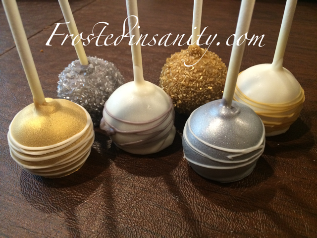 Frosted Insanity: Gold And Silver New Year'S Cake Balls